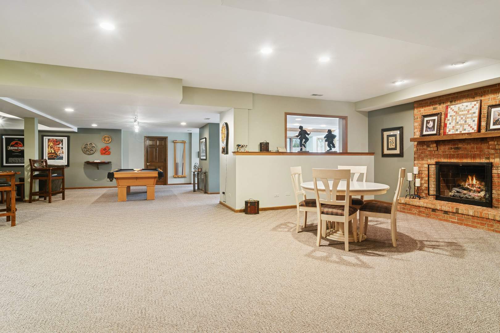 1515 Galloway Drive Inverness, IL 60010 - Photo 42 of 60 a living room with furniture and a fireplace