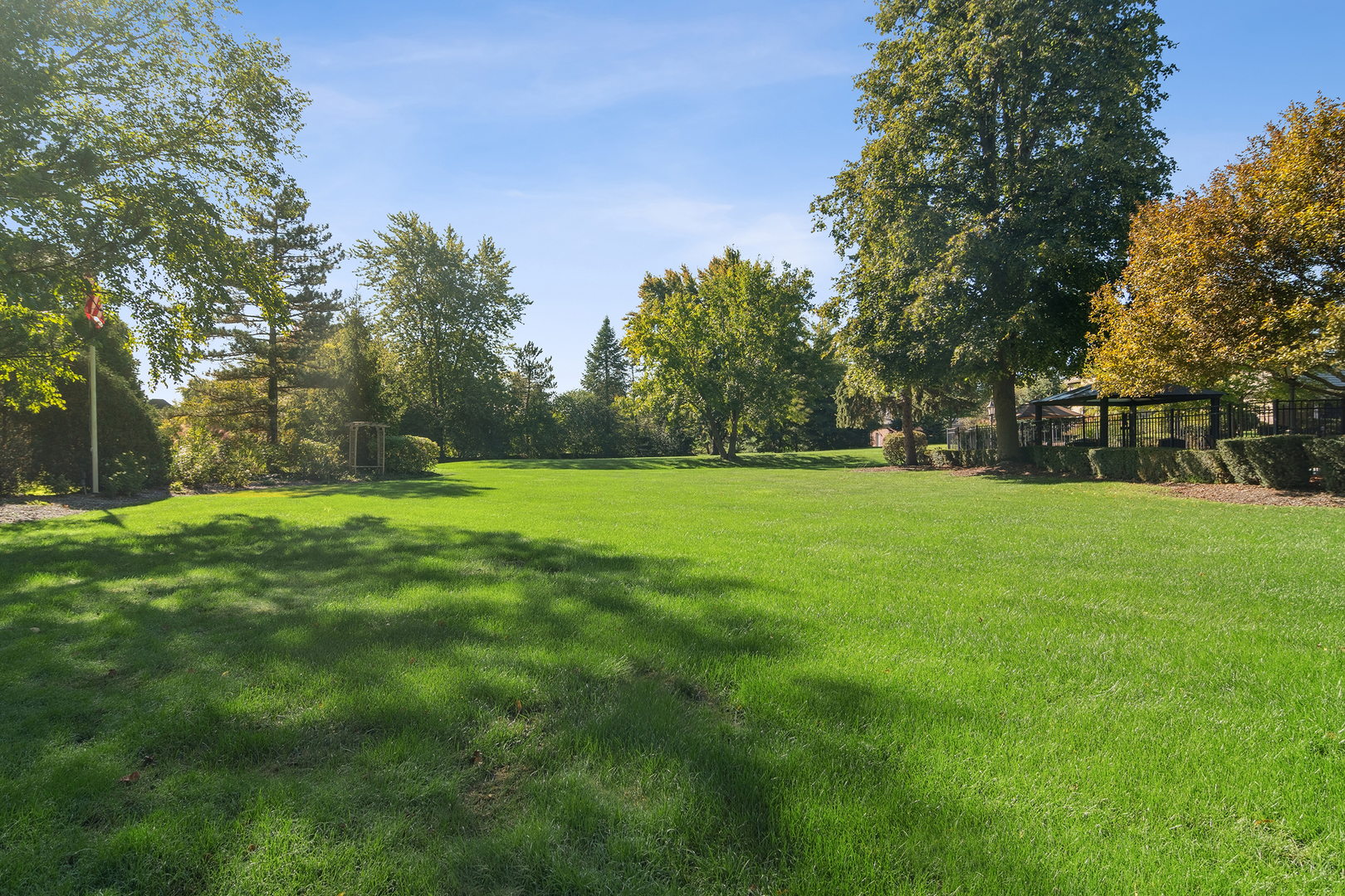1515 Galloway Drive Inverness, IL 60010 - Photo 56 of 60 a view of green field with trees in the background