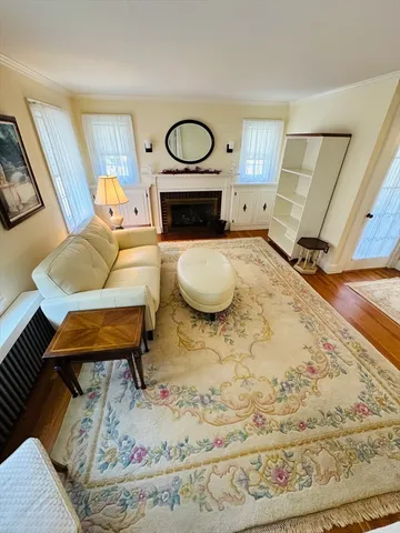 a living room filled with furniture