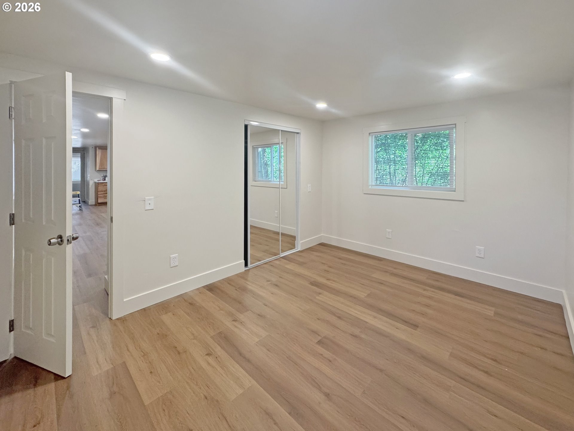 53945 Highway 86 Halfway, OR 97834 - Photo 48 of 48 wooden floor in an empty room with a window