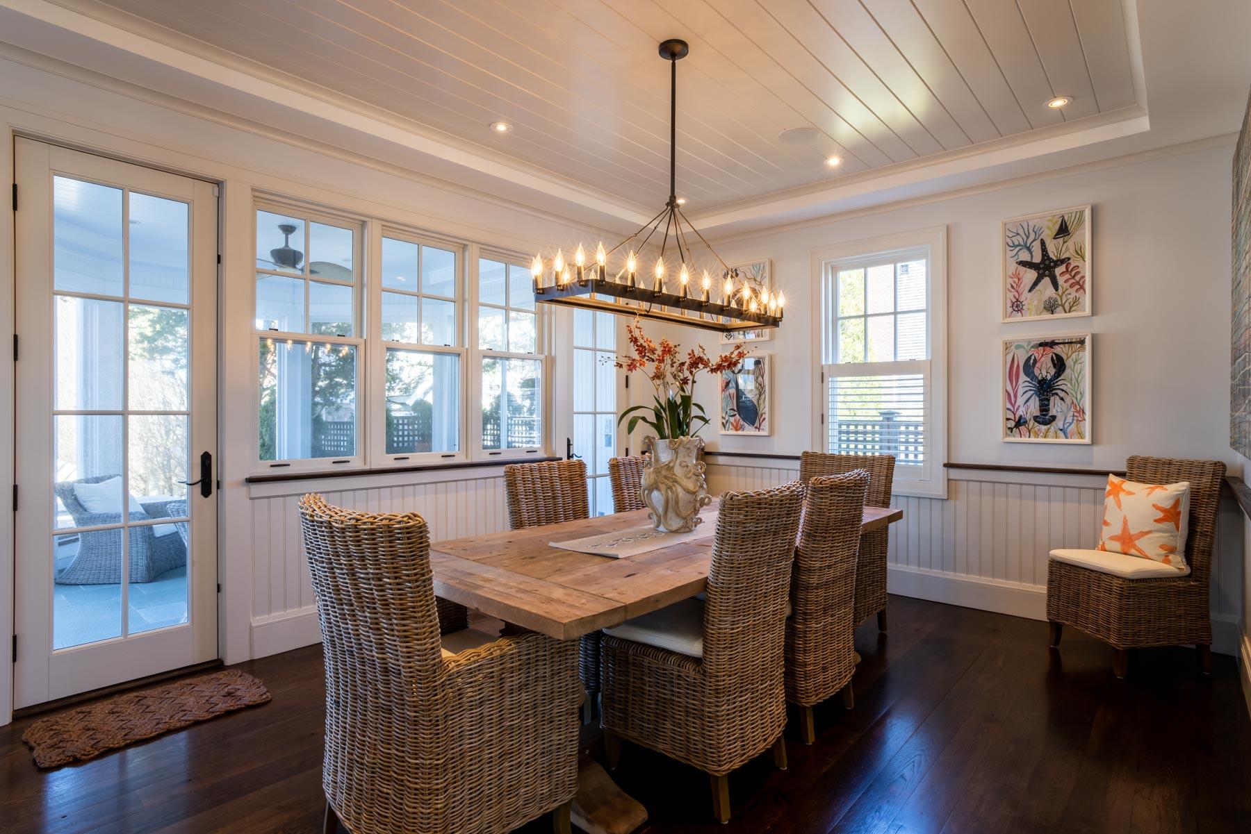 25 Pierce Lane Edgartown, MA 02539 - Photo 15 of 52 a view of a dining room with furniture window and wooden floor