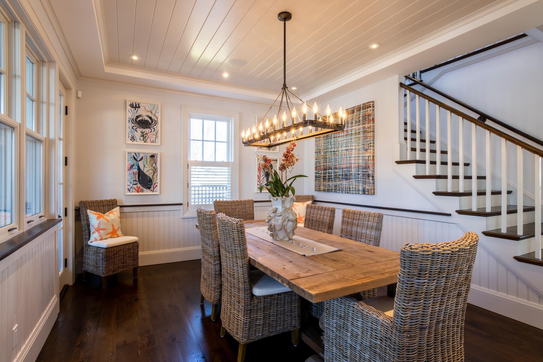25 Pierce Lane Edgartown, MA 02539 - Photo 16 of 52 a view of a dining room with furniture window and wooden floor