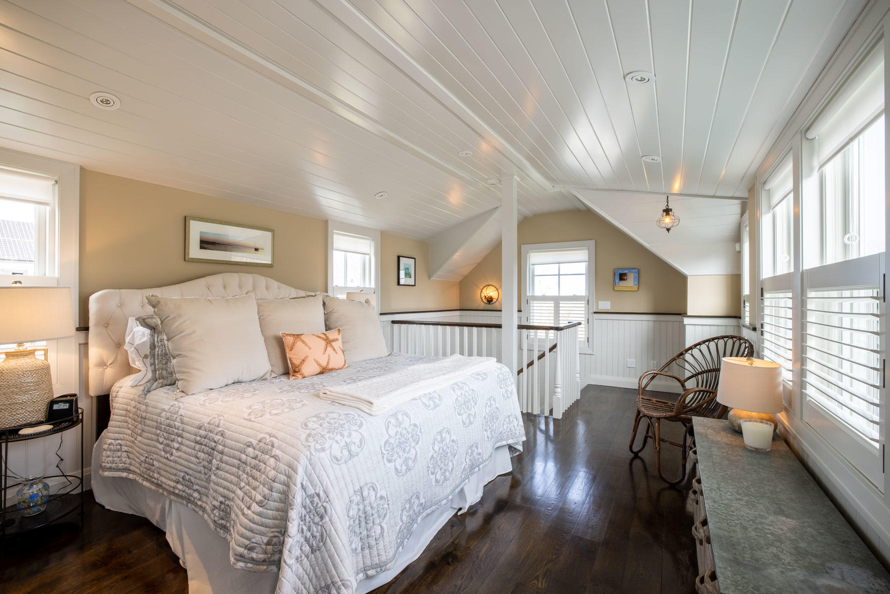 25 Pierce Lane Edgartown, MA 02539 - Photo 39 of 52 a bed room with a bed and a chair