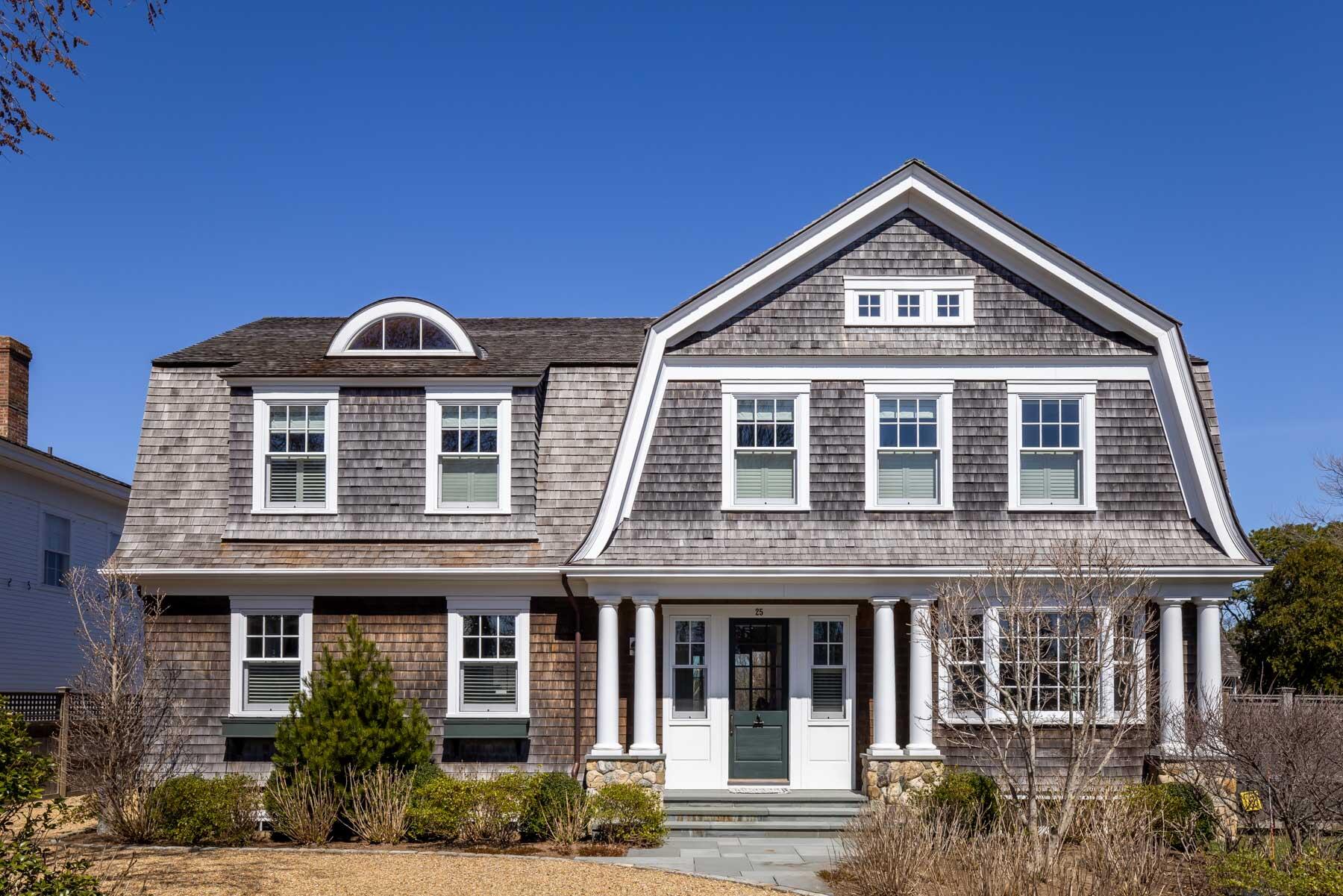 25 Pierce Lane Edgartown, MA 02539 - Photo 4 of 52 front view of a house with a yard