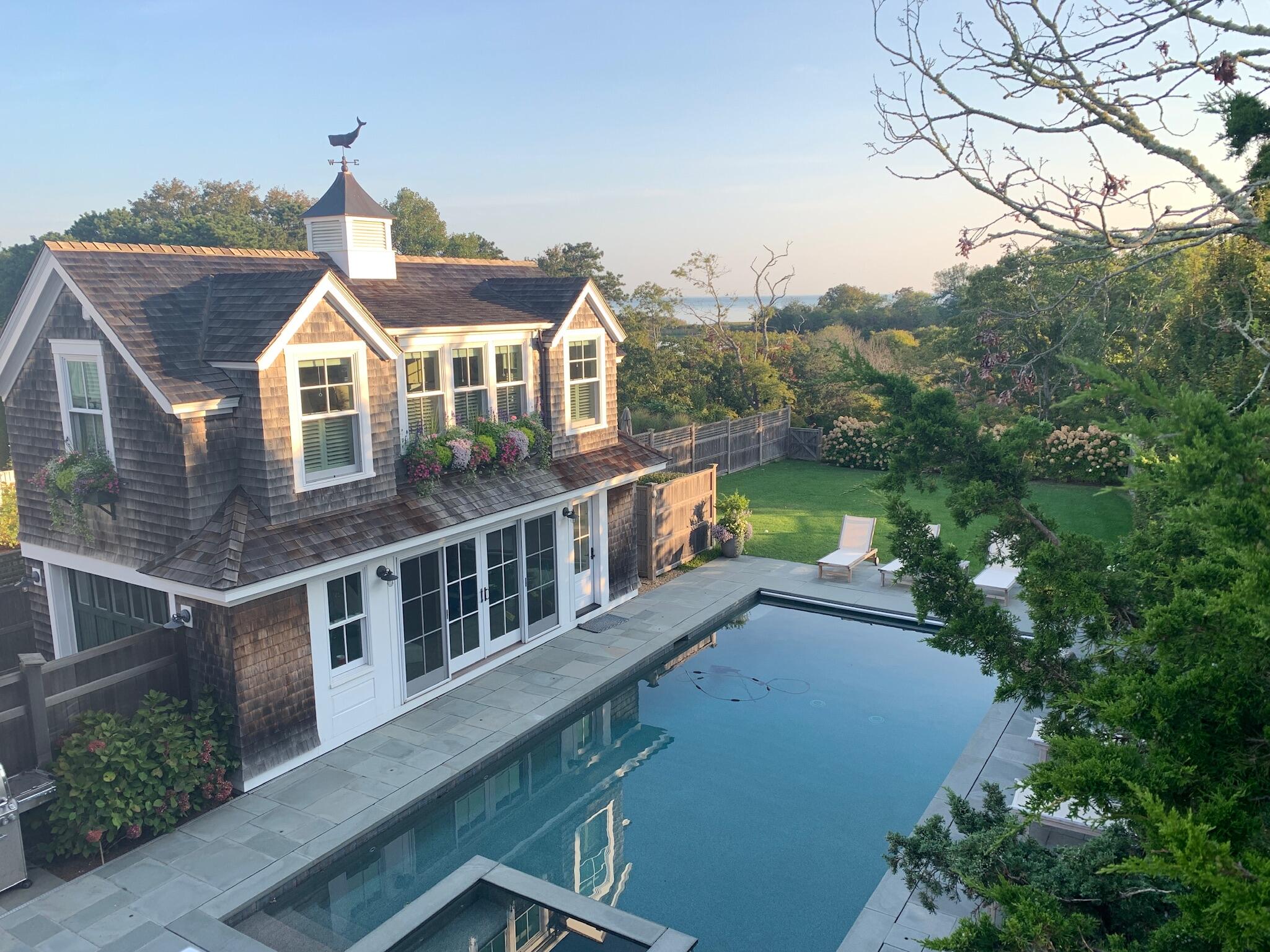 25 Pierce Lane Edgartown, MA 02539 - Photo 51 of 52 an aerial view of a house with a yard