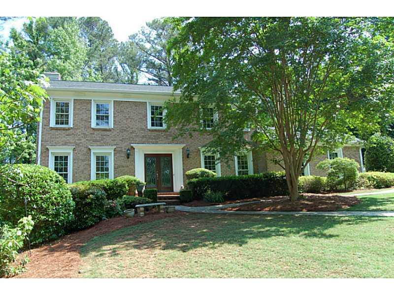 2735 Roxburgh Drive Roswell, GA 30076 - Photo 1 of 1 Exterior Front. Beautiful Brick Front home in highly sought after Willow Springs.