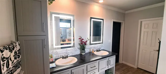 a view of a wooden floor