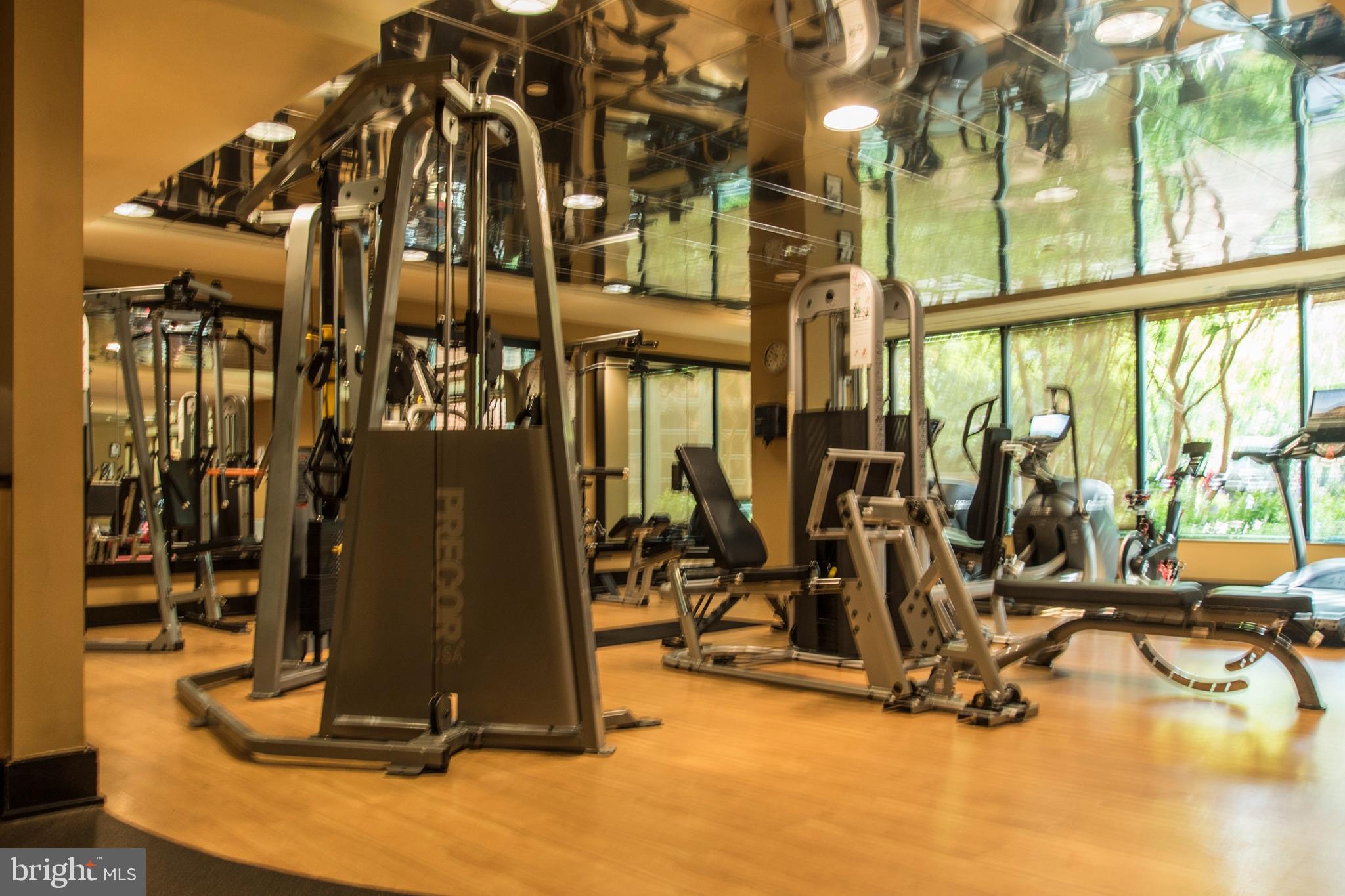 11700 Old Georgetown Road, Unit 807 North Bethesda, MD 20852 - Photo 30 of 37 a view of a room with gym equipment