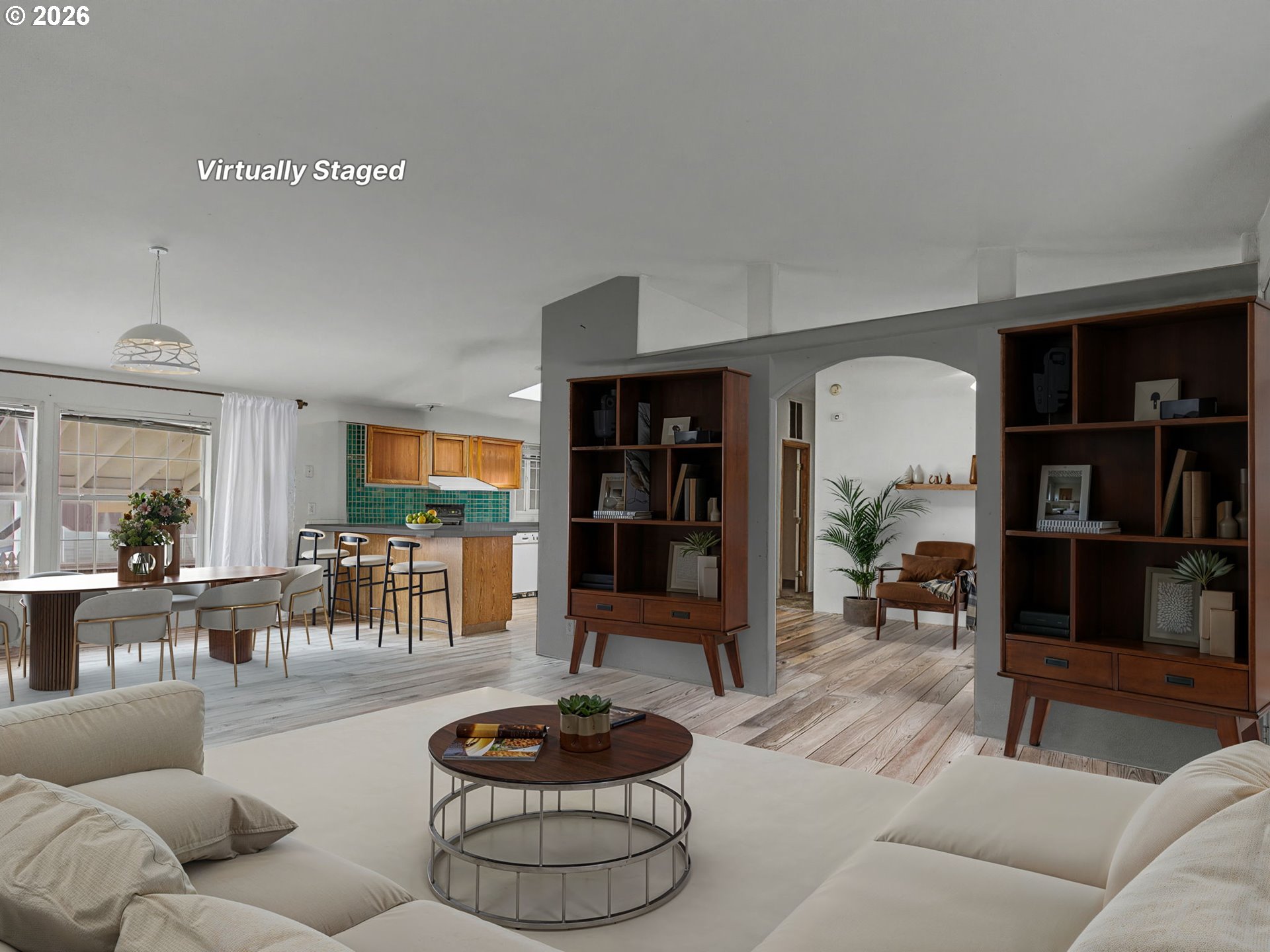 2965 Northeast 206th Place Fairview, OR 97024 - Photo 43 of 44 a living room with furniture and a wooden floor