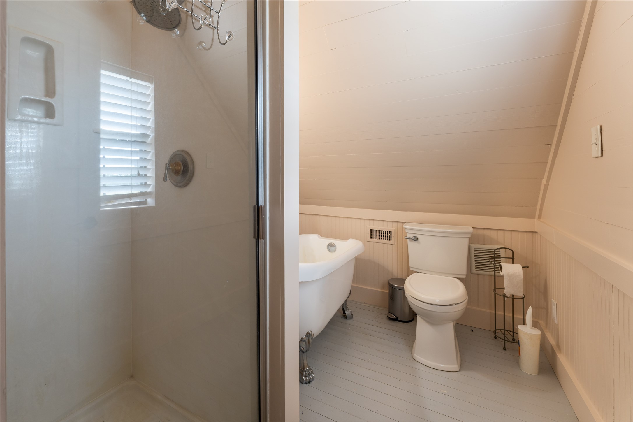 5939 Round Top Road Carmine, TX 78932 - Photo 19 of 28 a bathroom with a granite countertop toilet a sink a mirror and a shower