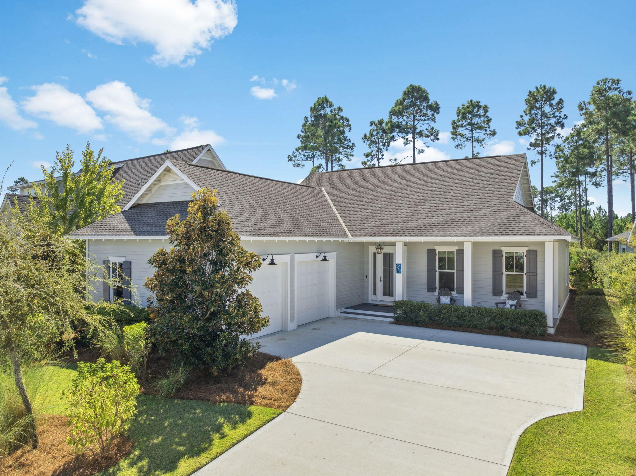 front view of house with a yard