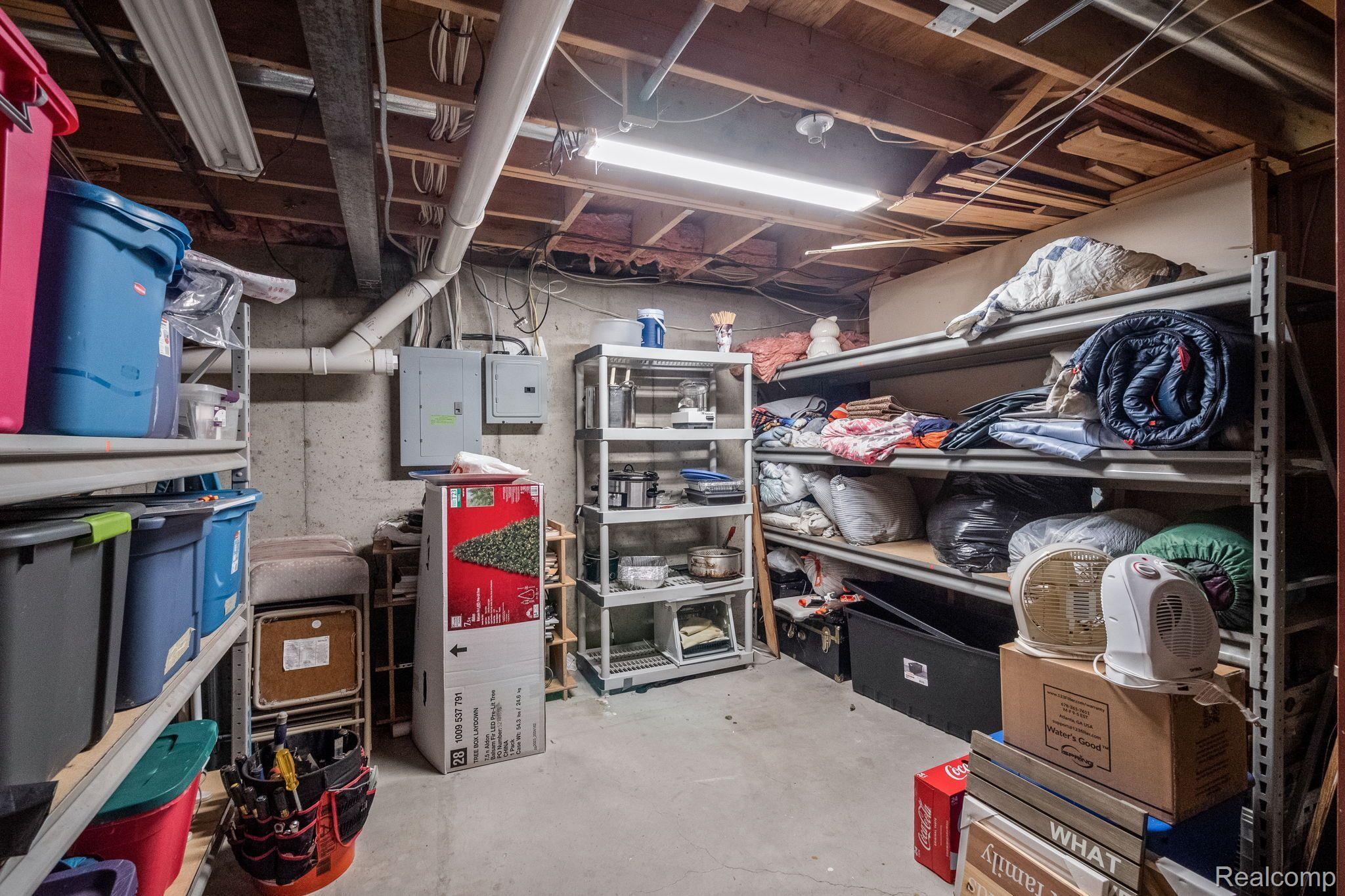 10164 Heather Ridge Court Goodrich, MI 48438 - Photo 32 of 35 Storage Room (Basement)