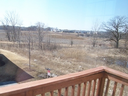 1663 West Turtle Creek Lane Round Lake, IL 60073 - Photo 10 of 25 a view of a wooden fence and a floor to ceiling window
