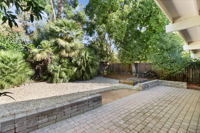a view of a house with a patio