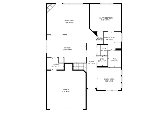 a picture of a floor plan