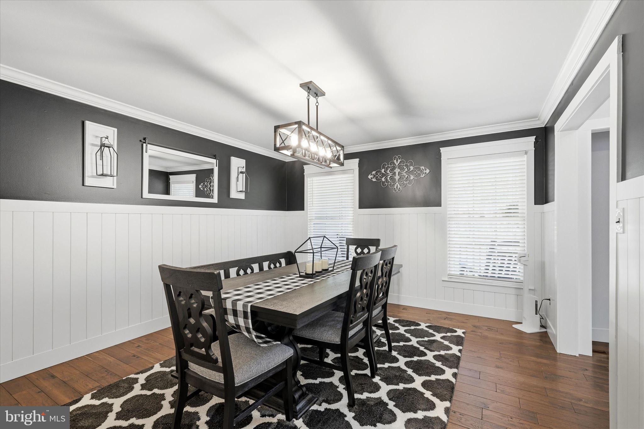 176 Warren Grove Road Barnegat, NJ 08005 - Photo 19 of 71 a view of a dining room with furniture and wooden floor