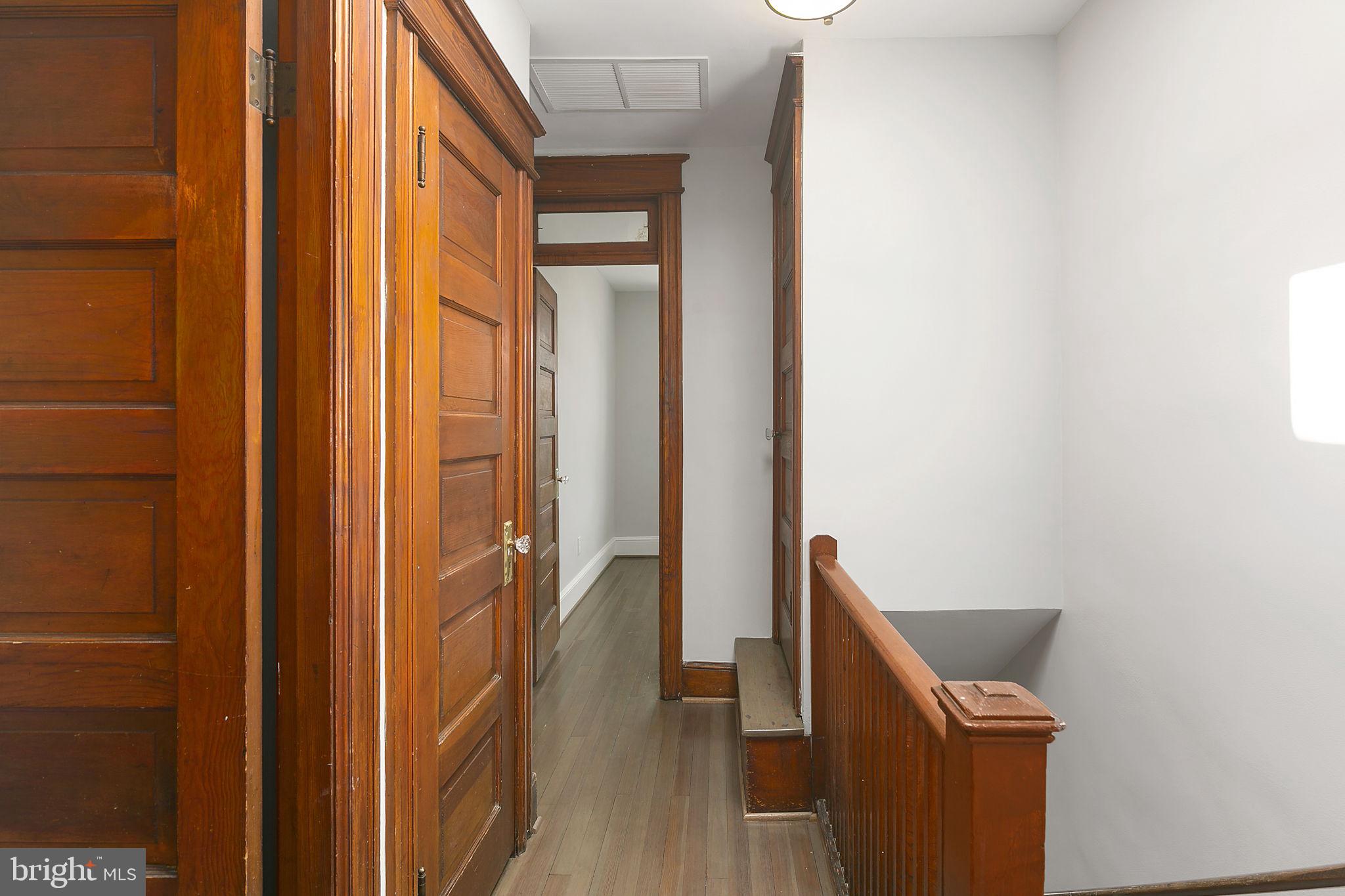 1242 Oates Street Northeast Washington, DC 20002 - Photo 40 of 47 a view of hallway with stairs
