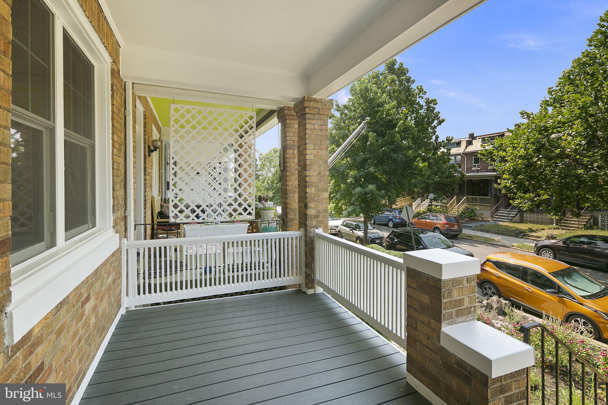 1242 Oates Street Northeast Washington, DC 20002 - Photo 43 of 47 a view of a balcony with wooden floor