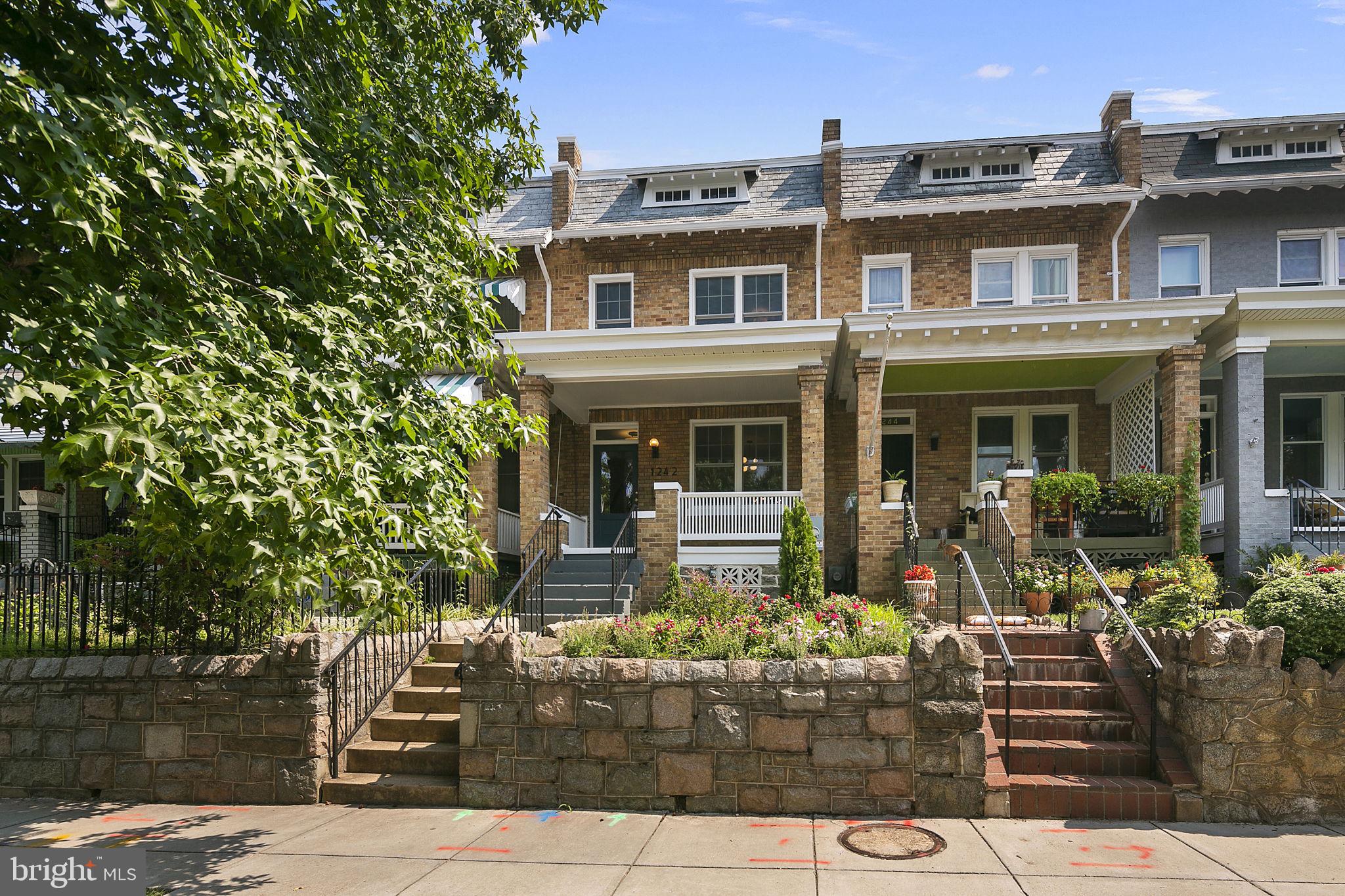 1242 Oates Street Northeast Washington, DC 20002 - Photo 44 of 47 front view of a house