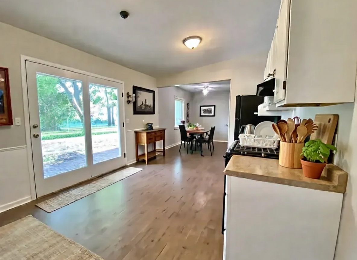 317 East Schaumburg Road Streamwood, IL 60107 - Photo 5 of 25 a living room with furniture and a floor to ceiling window