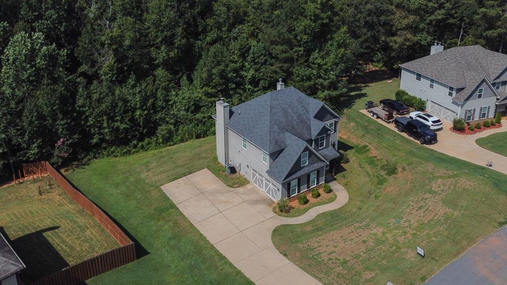 104 Pin Oak Way Hamilton, GA 31811 - Photo 38 of 41 an aerial view of a house with garden space and street view