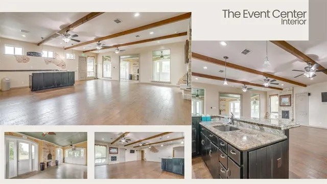 a view of a yard with an outdoor seating