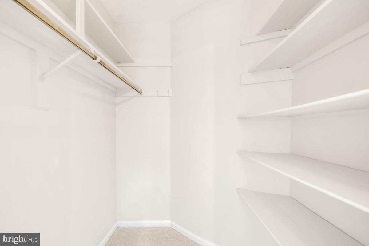 8345 Forrester Boulevard Springfield, VA 22152 - Photo 22 of 30 Large walk-in closet with shelves and hanging rods