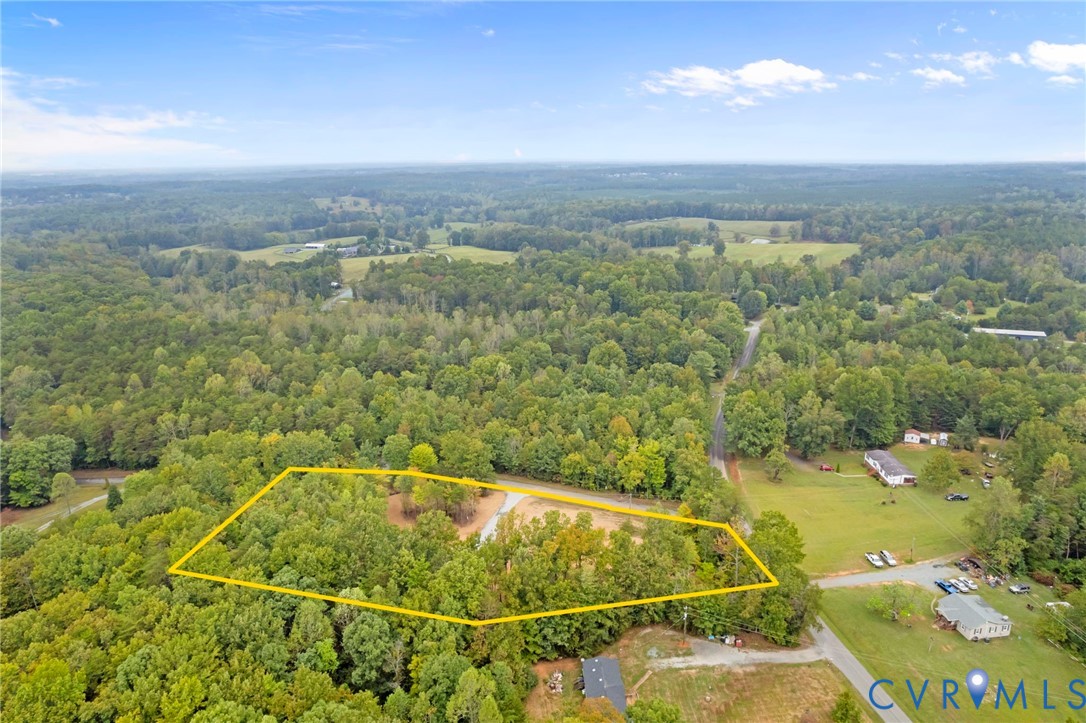 46 Union Church Road Palmyra, VA 22963 - Photo 36 of 50 Aerial view of property's location with property p