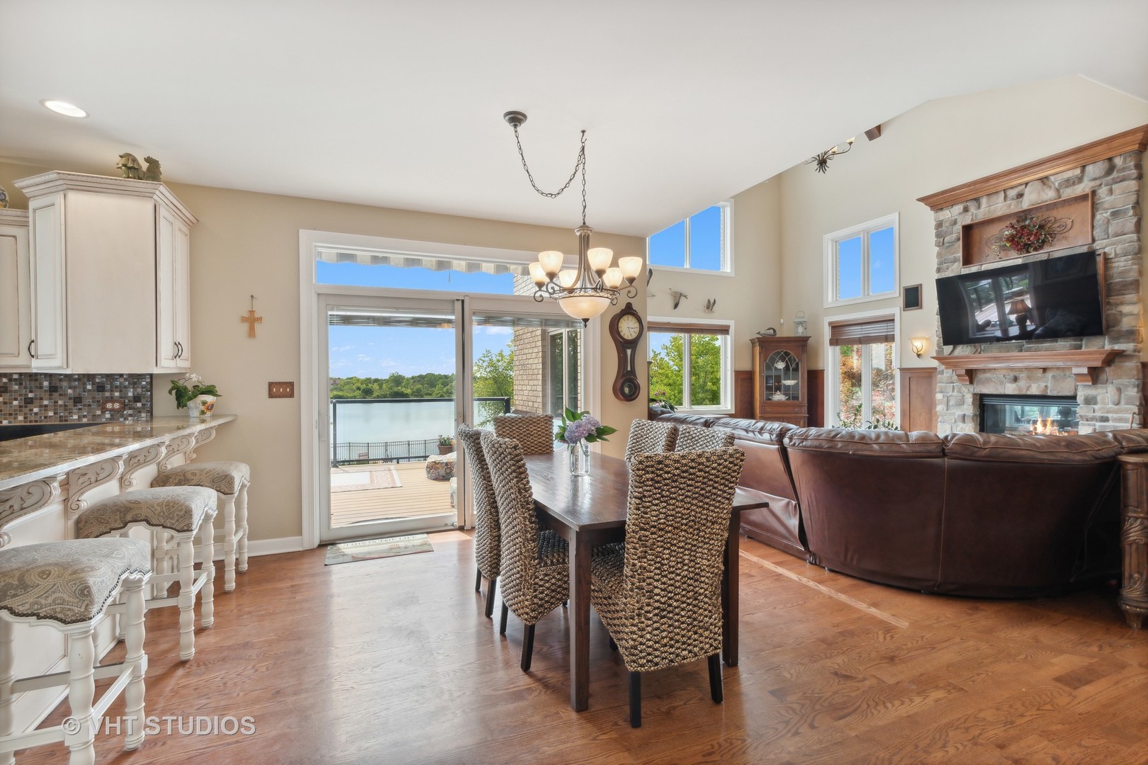 21170 Sage Brush Lane Mokena, IL 60448 - Photo 26 of 66 a view of a dining room with furniture window and outside view