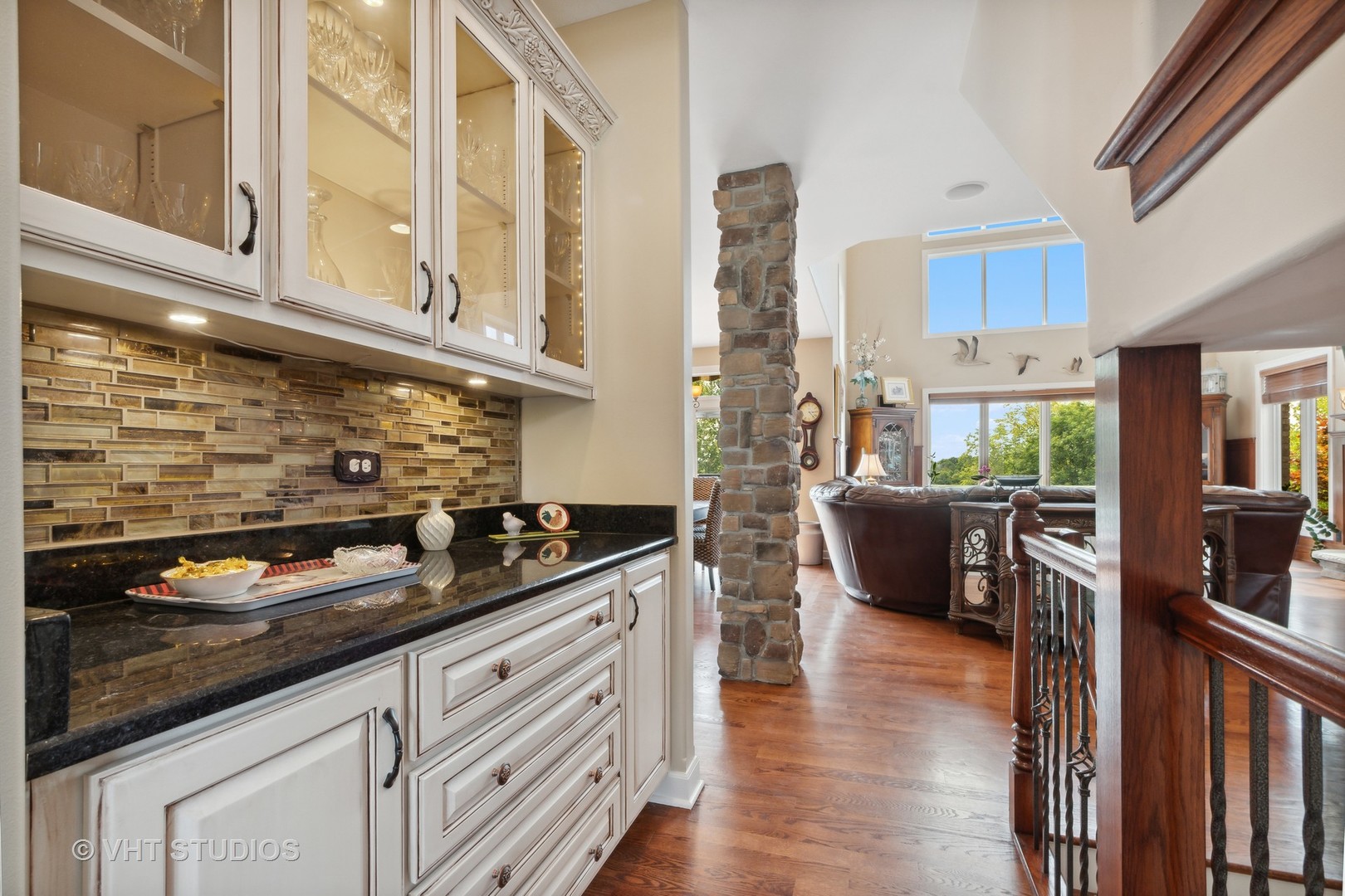 21170 Sage Brush Lane Mokena, IL 60448 - Photo 27 of 66 a kitchen with stainless steel appliances granite countertop a stove a sink and a refrigerator