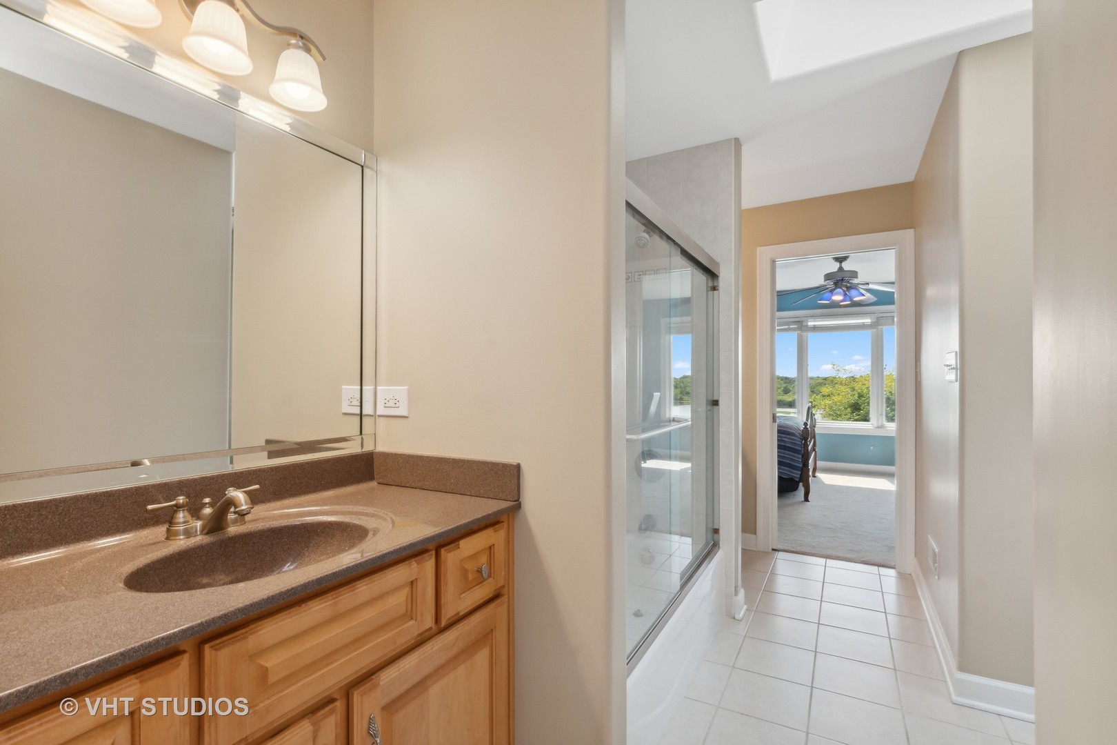 21170 Sage Brush Lane Mokena, IL 60448 - Photo 54 of 66 a bathroom with a sink double vanity and a mirror