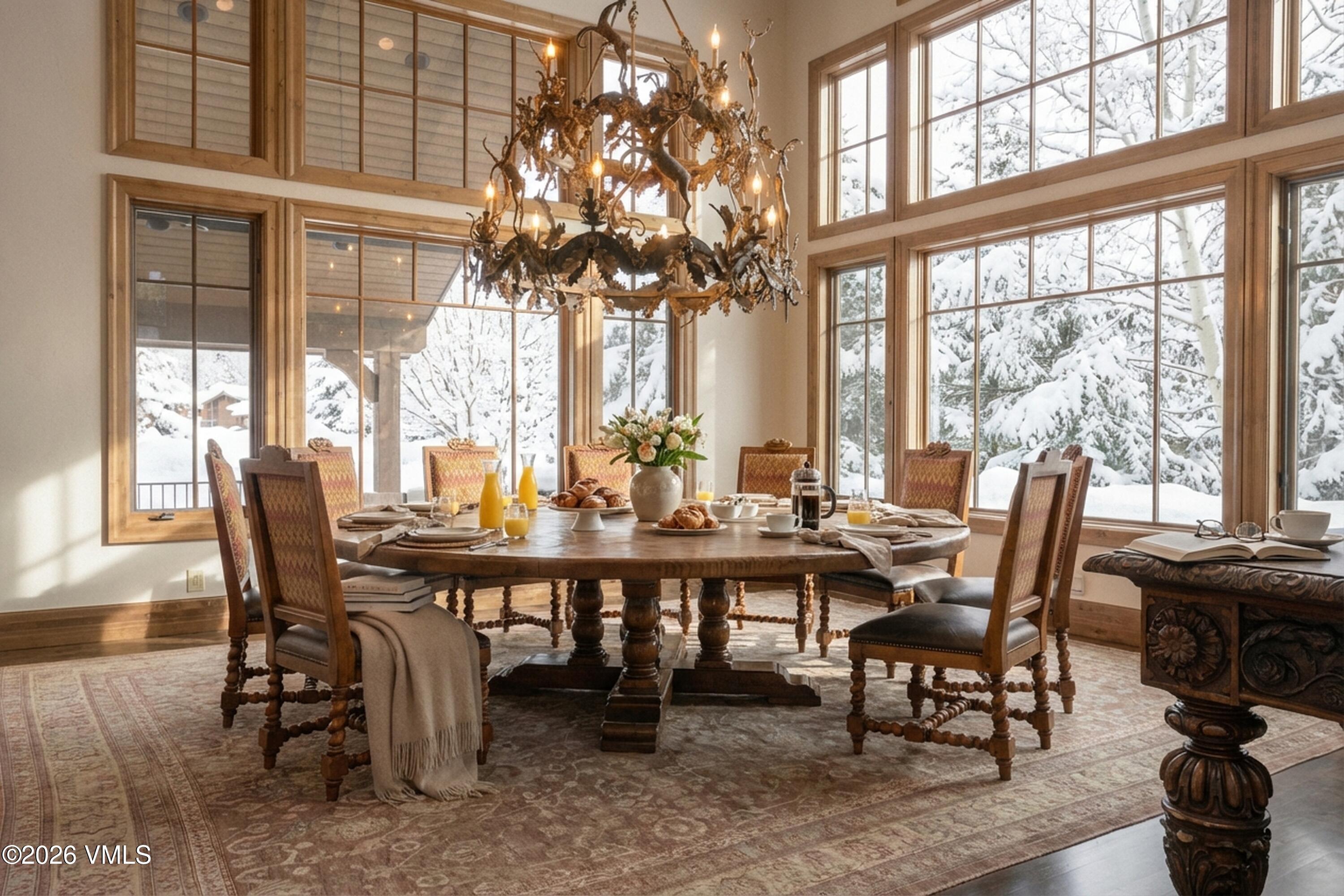 59 Borders Road Beaver Creek, CO 81620 - Photo 5 of 20 Brunch at Dining Room TAble