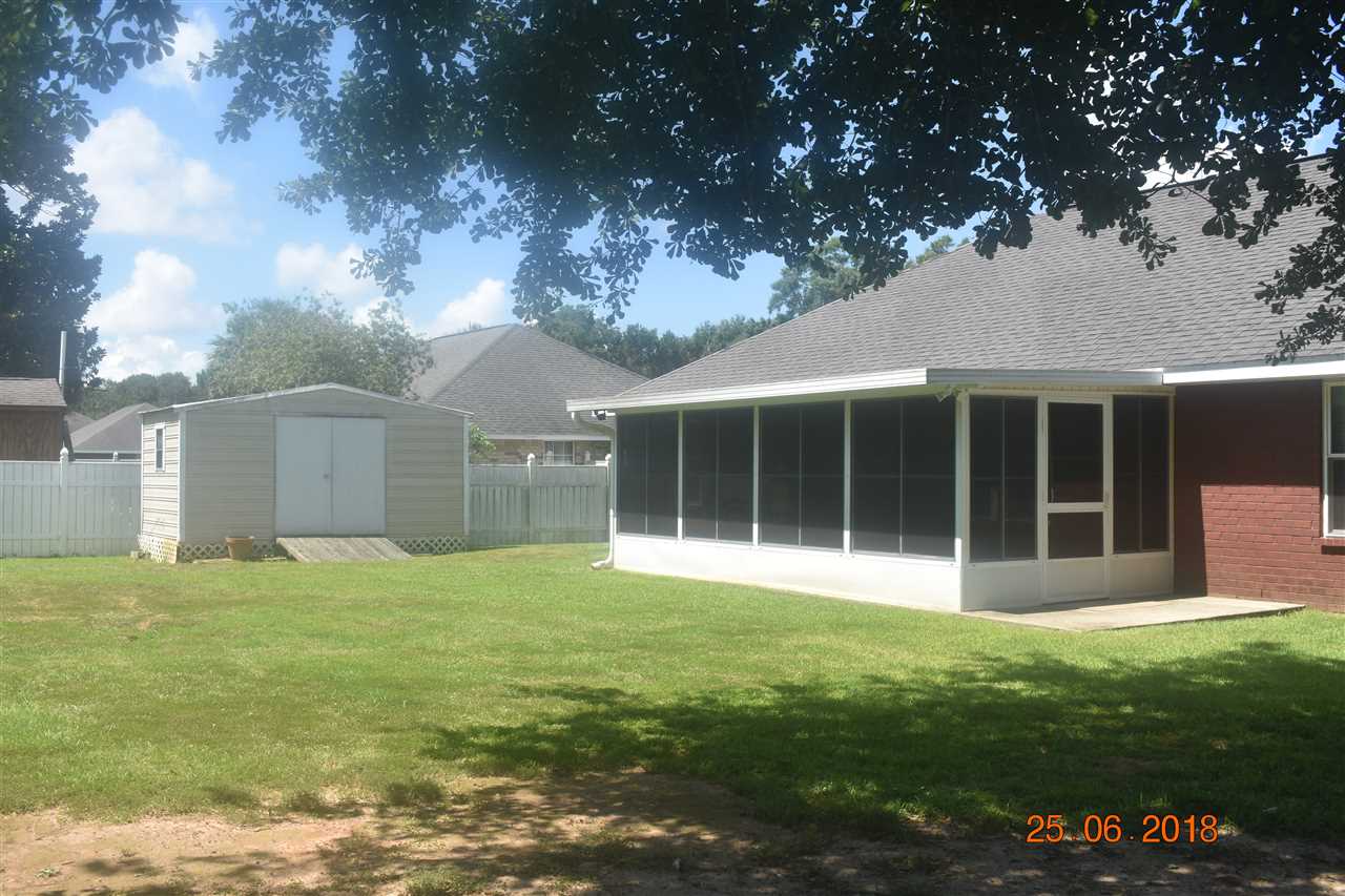 314 Monteith Oaks Drive Foley, AL 36535 - Photo 27 of 31 backyard with shed