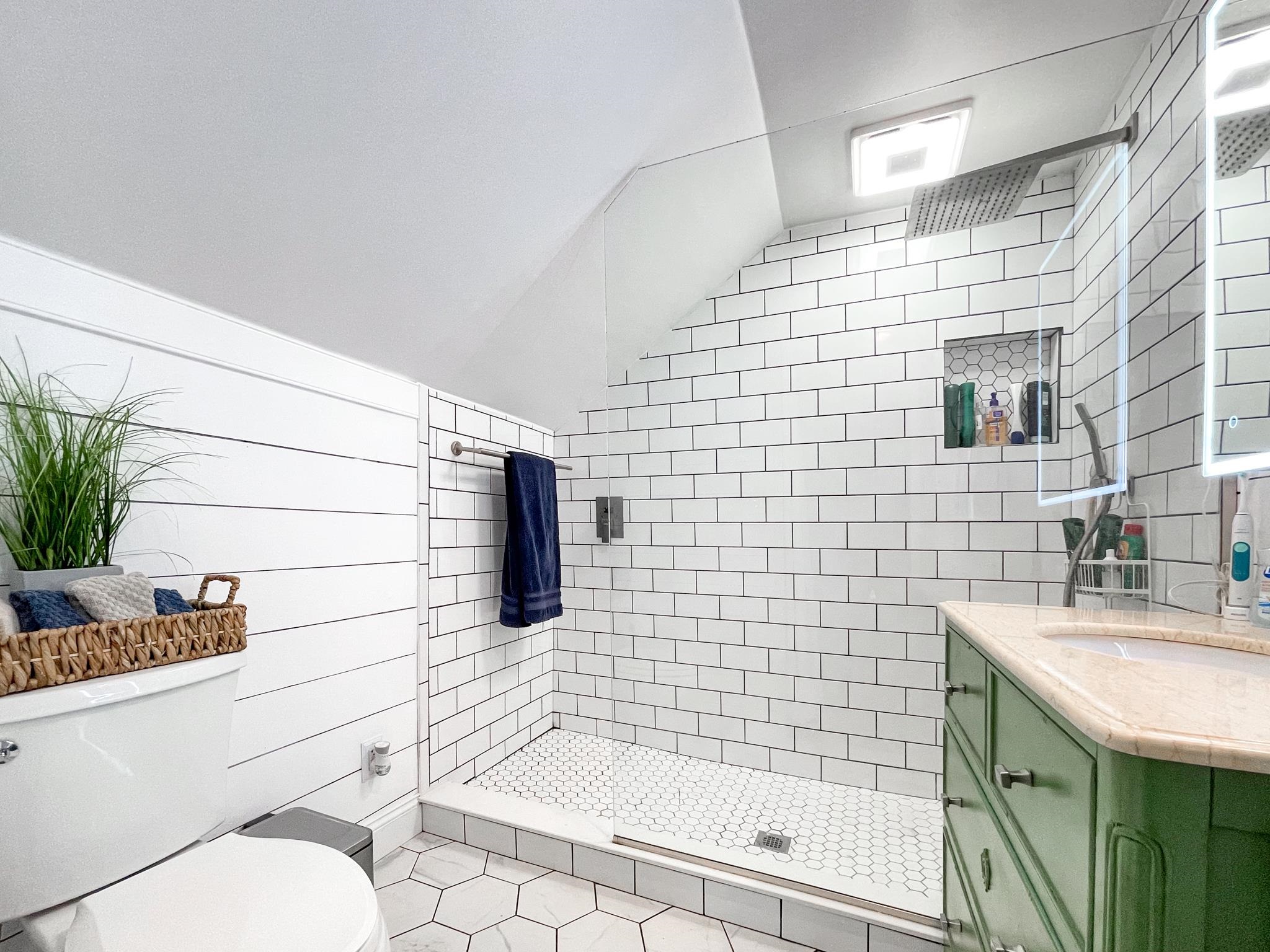 555 Dabneys Road Raphine, VA 24472 - Photo 28 of 30 a bathroom with a shower toilet and sink