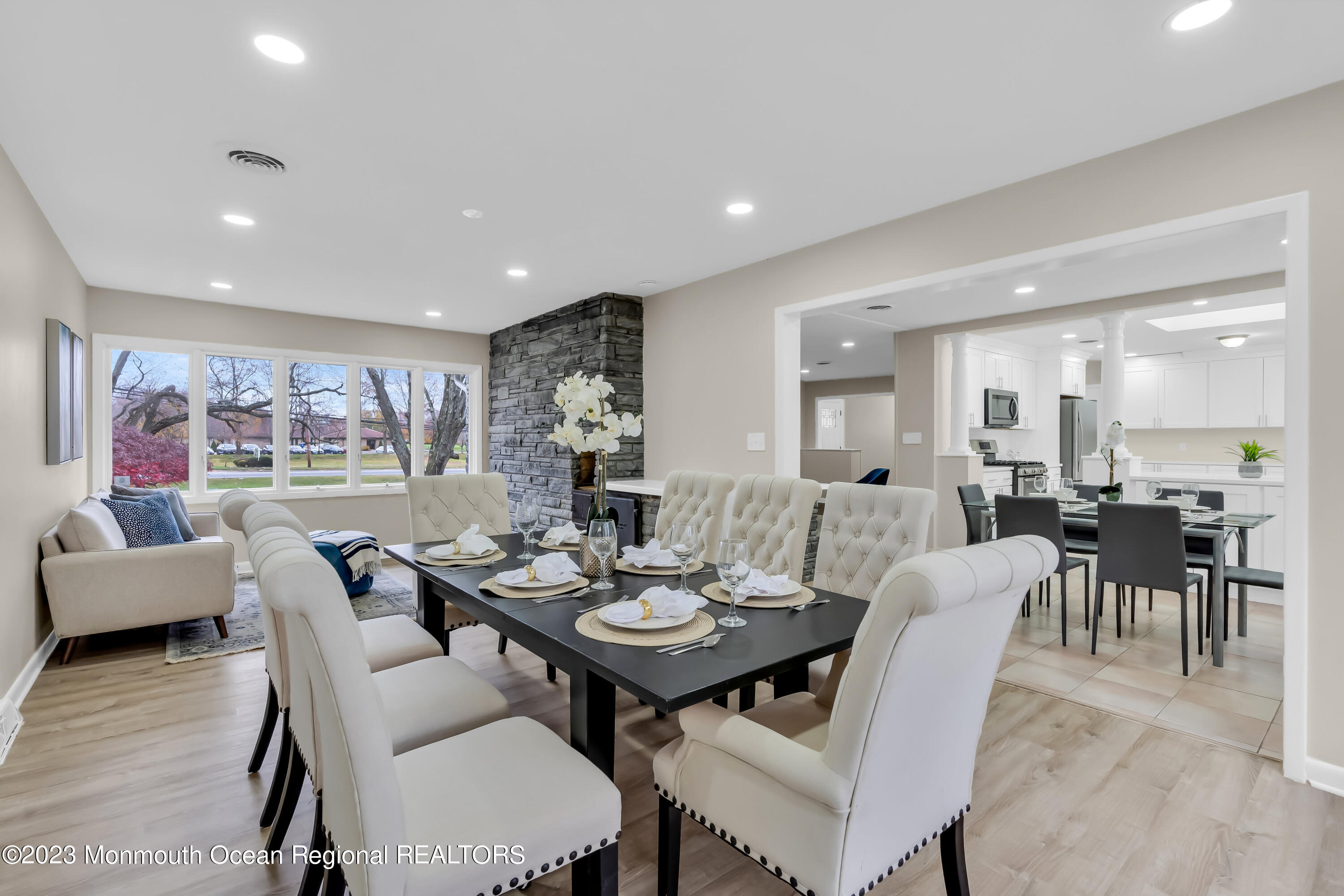 176 Bartley Road Jackson, NJ 08527 - Photo 35 of 51 a view of a dining room with furniture and a large window