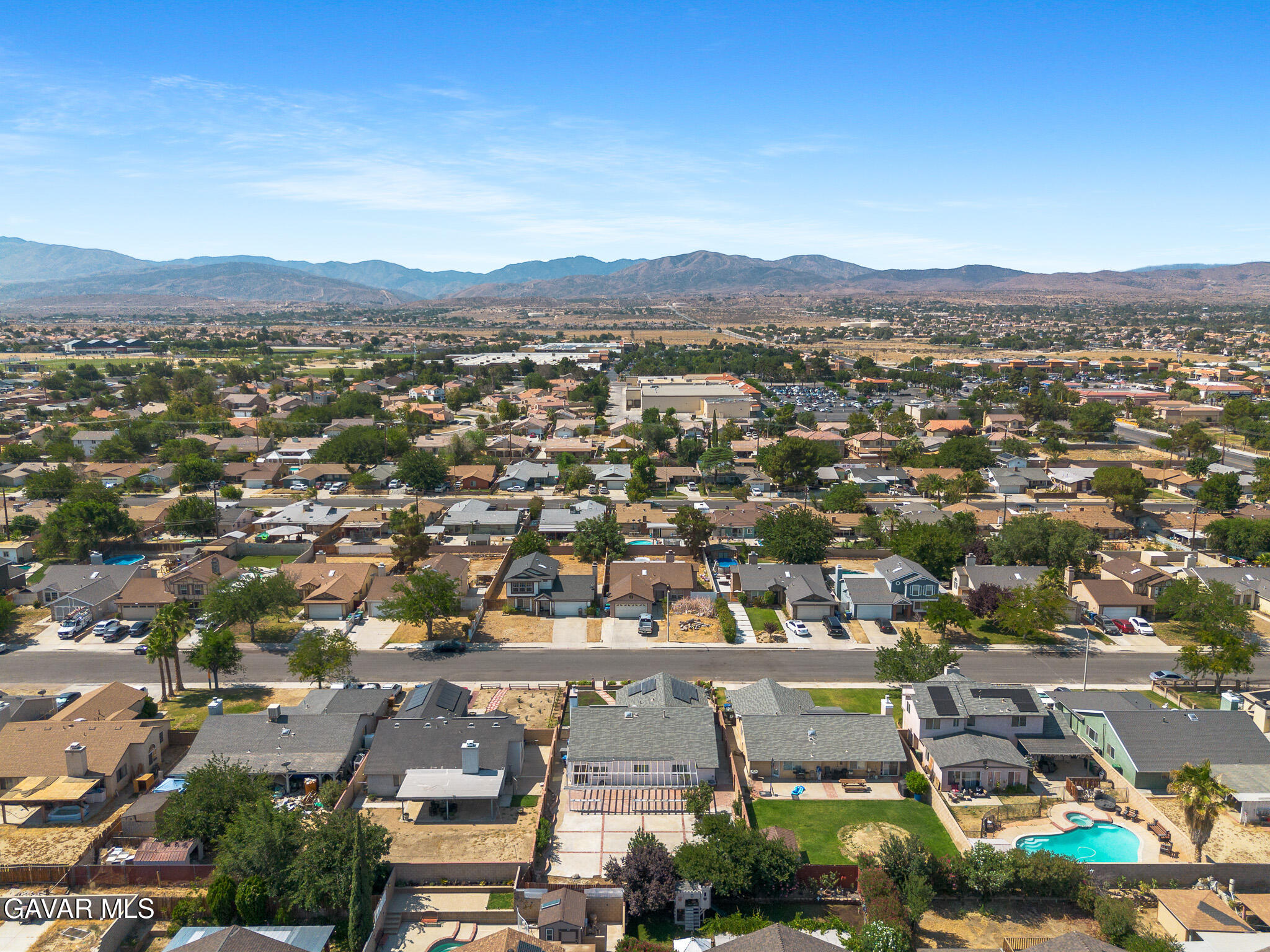 4753 East Ave R 11 Palmdale, CA 93552 - Photo 41 of 41 an aerial view of residential houses with outdoor space