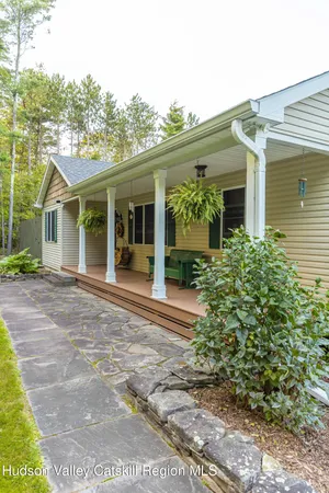 front view of a house with a porch