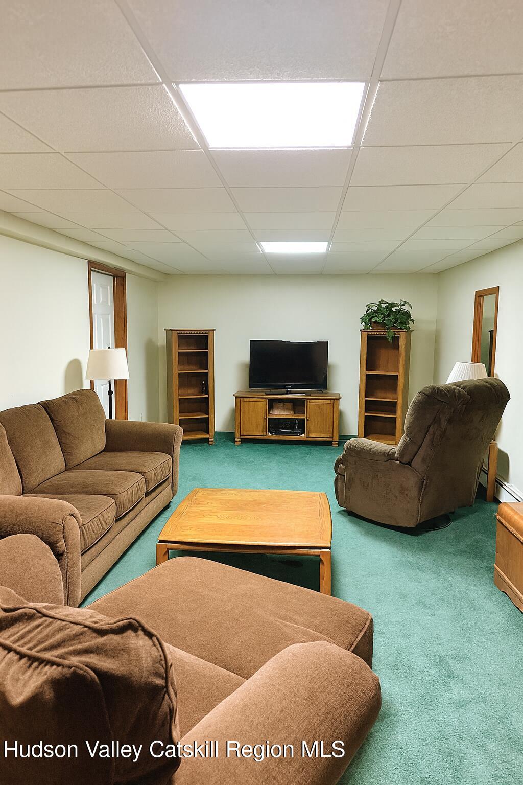 596 Joseph Chadderdon Road Acra, NY 12405 - Photo 23 of 55 a living room with furniture and a flat screen tv