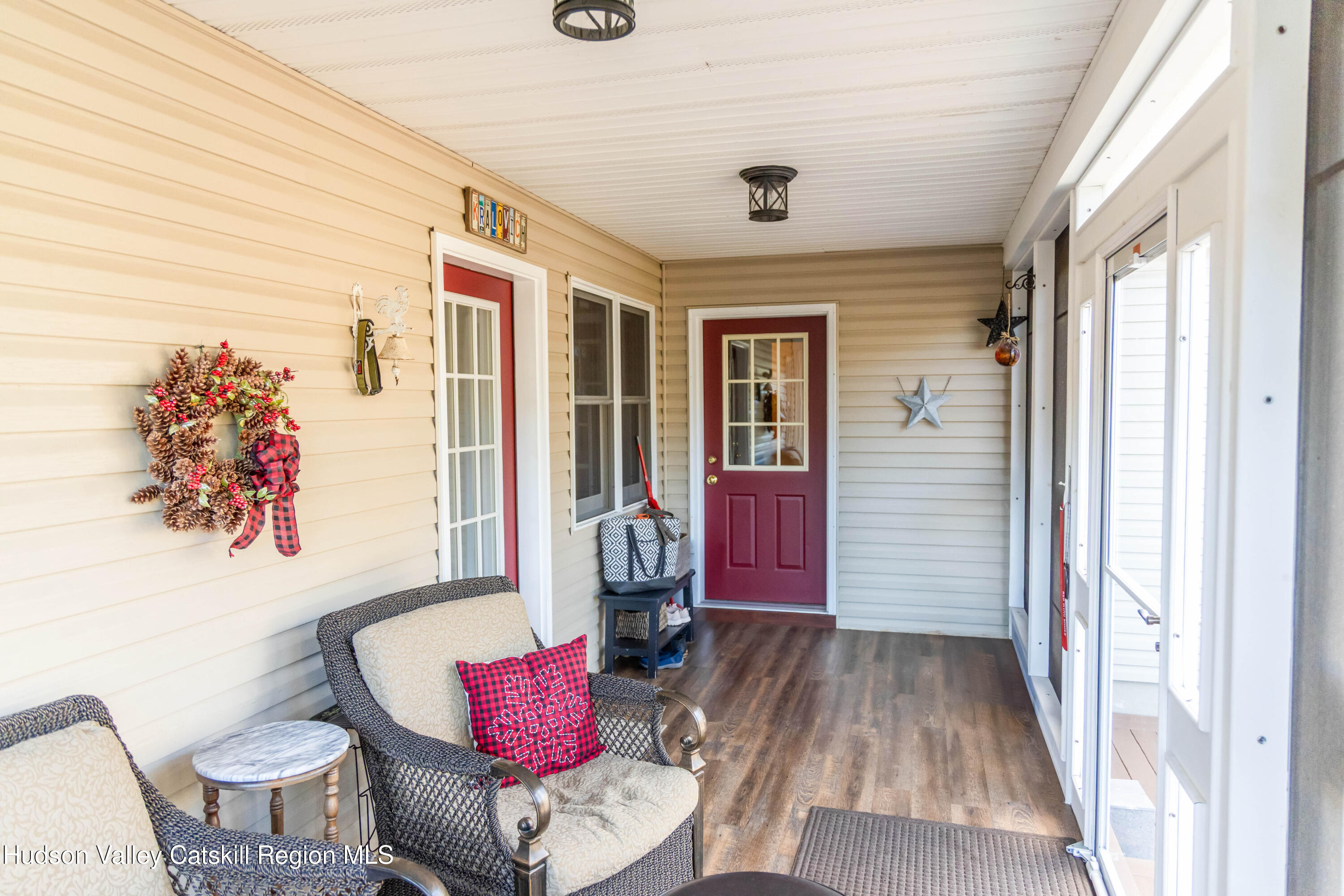596 Joseph Chadderdon Road Acra, NY 12405 - Photo 3 of 55 a living room with furniture and wooden floor