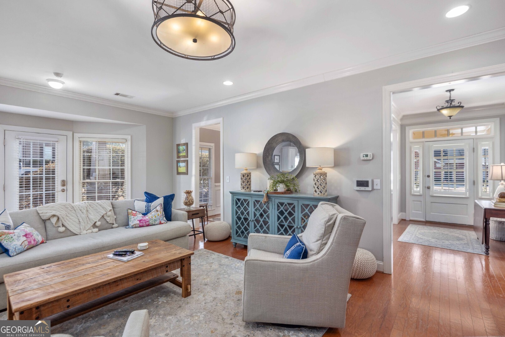 6742 Bridge Way Columbus, GA 31904 - Photo 24 of 45 a living room with furniture and wooden floor