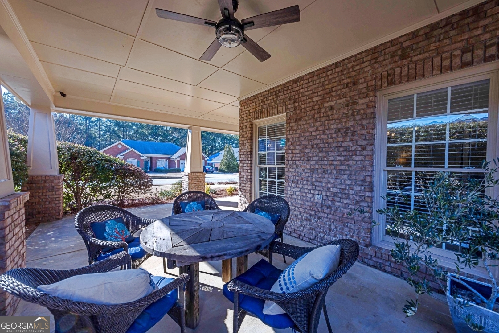 6742 Bridge Way Columbus, GA 31904 - Photo 38 of 45 a outdoor dining space with furniture and outdoor view