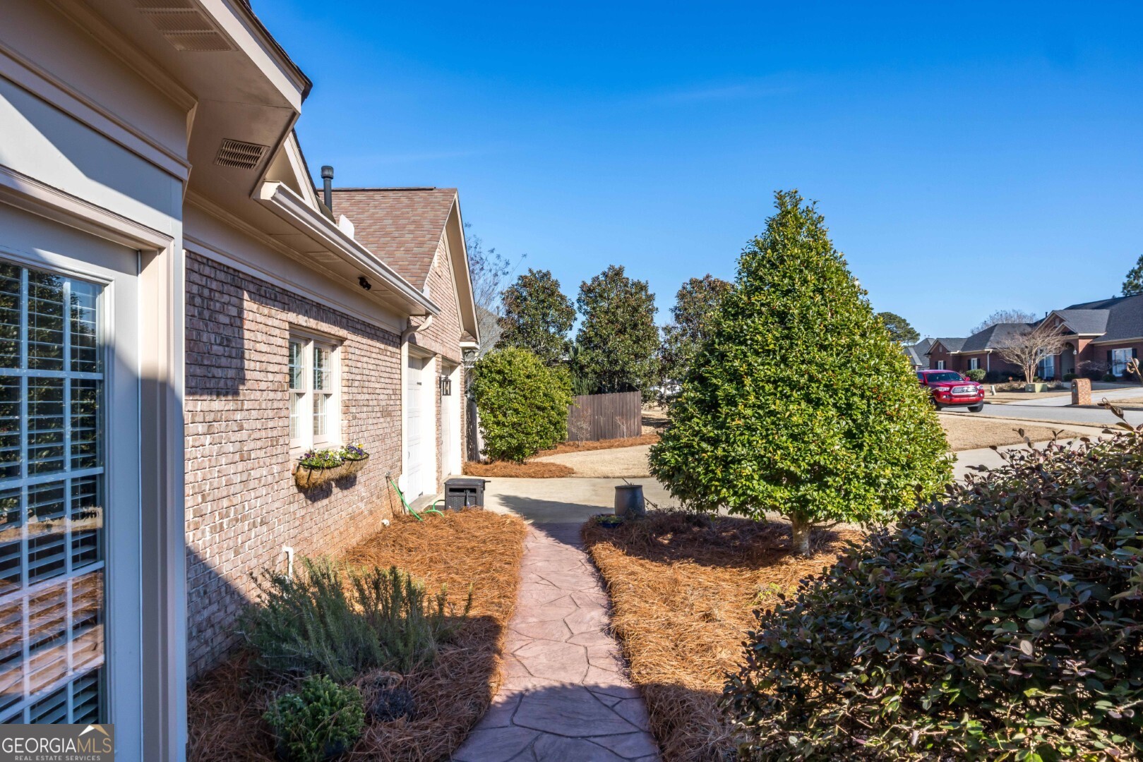 6742 Bridge Way Columbus, GA 31904 - Photo 9 of 45 a view of a backyard with plants