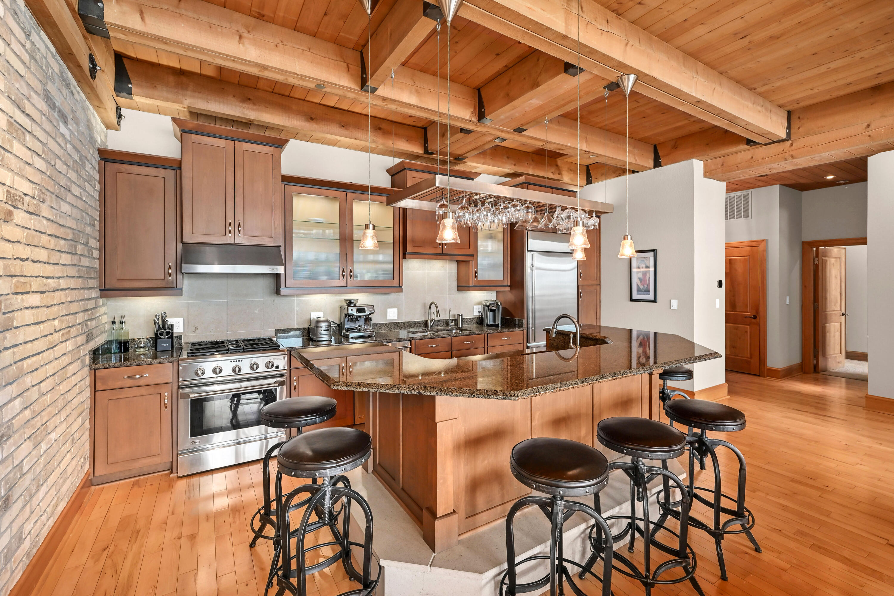 541 East Erie Street, Unit 514 Milwaukee, WI 53202 - Photo 11 of 34 ample seating around bar top