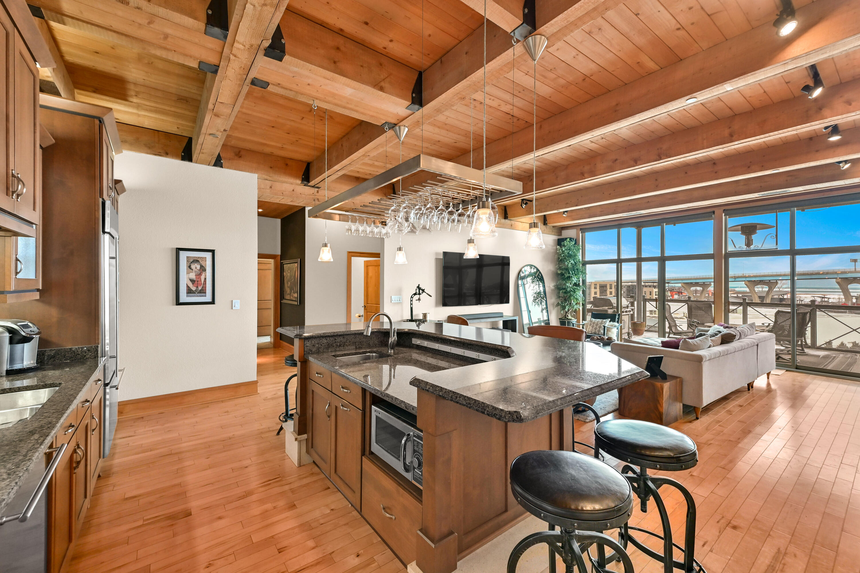 541 East Erie Street, Unit 514 Milwaukee, WI 53202 - Photo 12 of 34 wide shot of kitchen