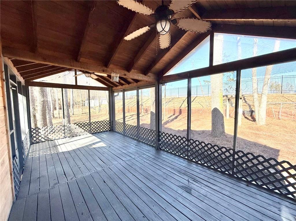 3851 Riding Woods Court Powder Springs, GA 30127 - Photo 12 of 32 a view of porch with wooden floor