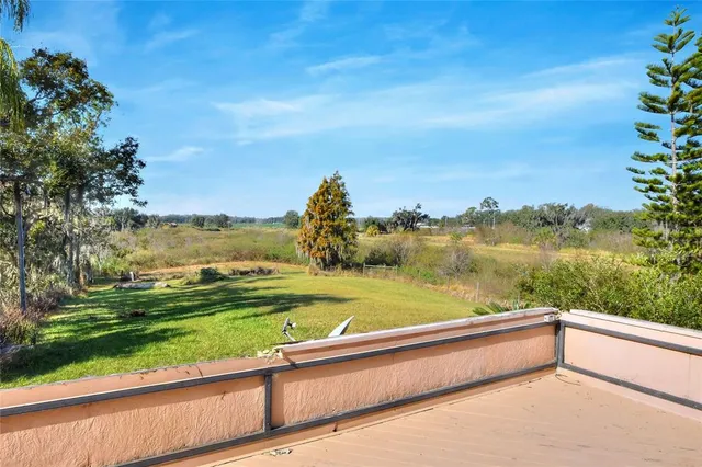 a view of ocean from a balcony