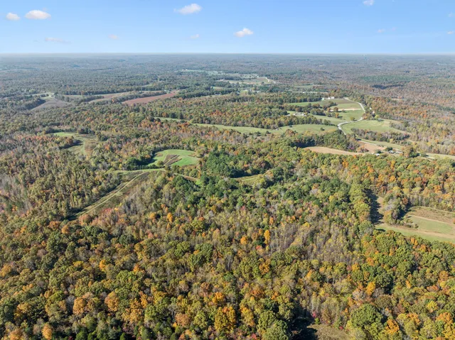 an aerial view of residential house and ocean view