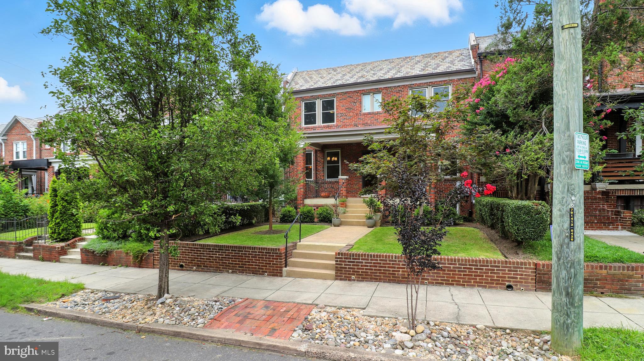 1343 Rittenhouse Street Northwest Washington, DC 20011 - Photo 2 of 15 Lushly landscaped double-lot.