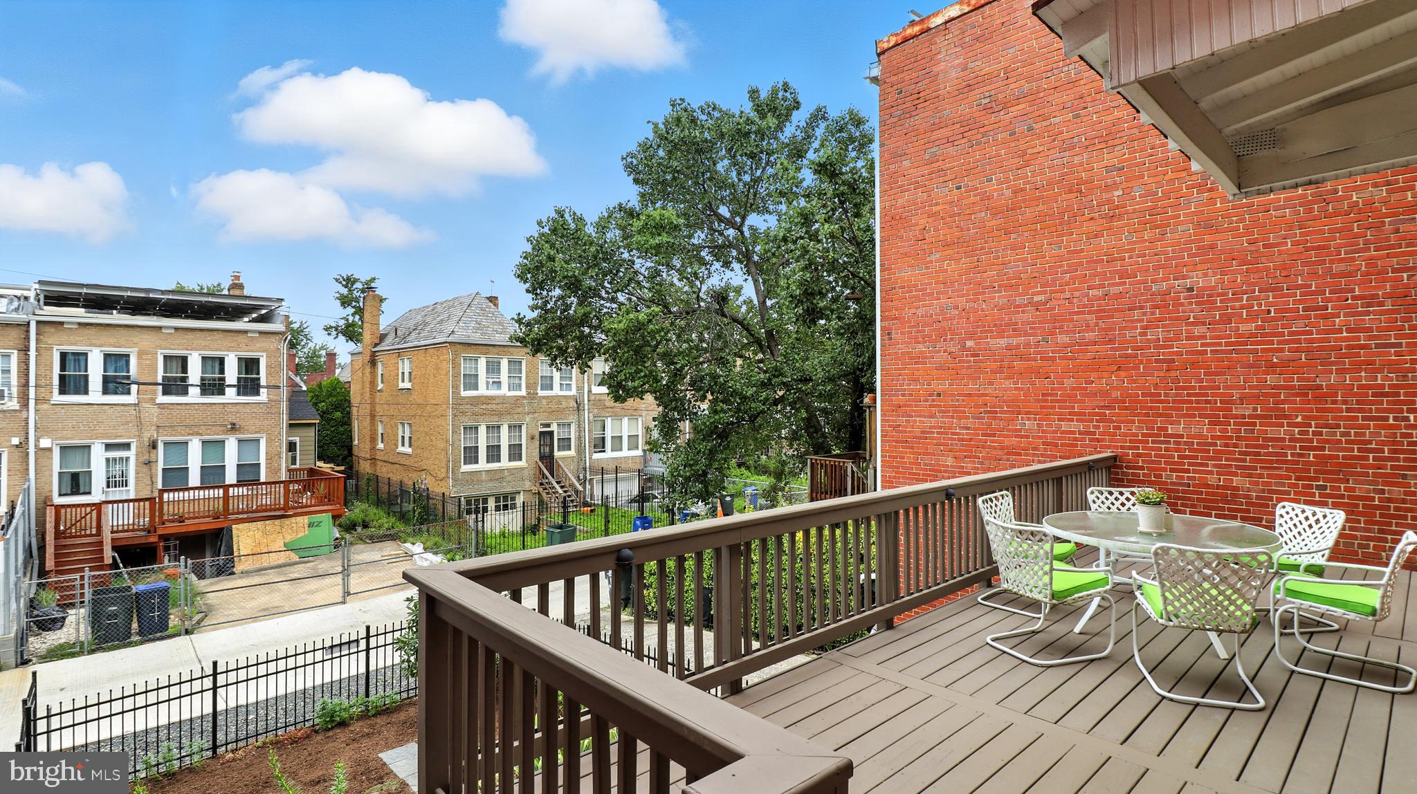 1343 Rittenhouse Street Northwest Washington, DC 20011 - Photo 6 of 15 Back Deck