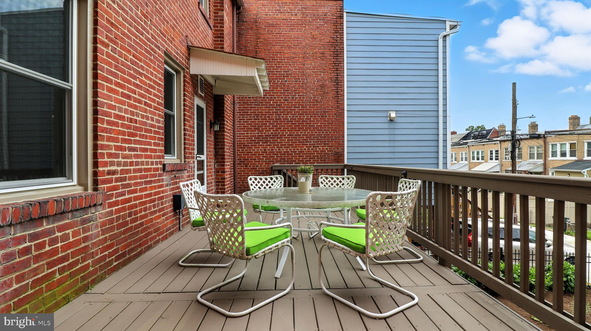 1343 Rittenhouse Street Northwest Washington, DC 20011 - Photo 7 of 15 Back Deck